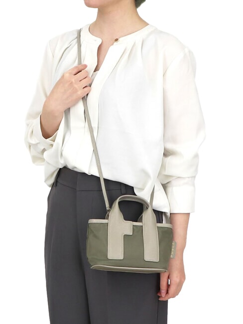 CAMPIONARIO - PIUMA Micro Bag with shoulder strap sage+vetiver+marble c - Women&rsquo;s Bags