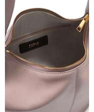 FURLA CAMPIONARIO - RING Mini shoulder bag, in leather mauve - Women&rsquo;s Bags - 4