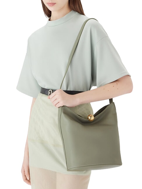 SFERA Shoulder bag, leather agaveb - Women&rsquo;s Bags