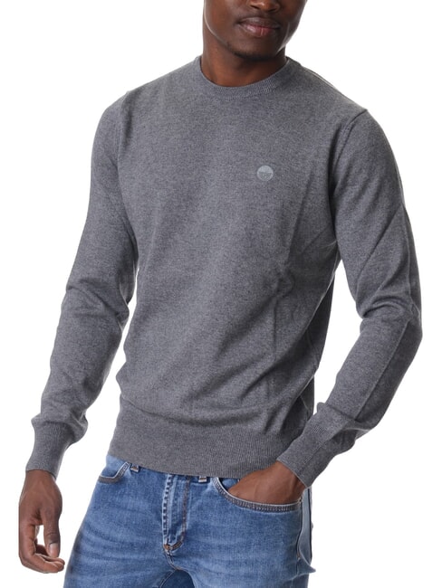 CORE Crew neck sweater medium gray melange - Men's Sweaters