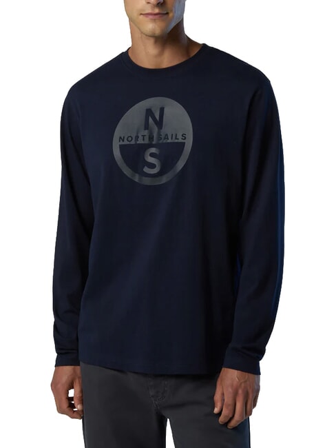 CORE Long-sleeved T-shirt navy blue - T-shirt