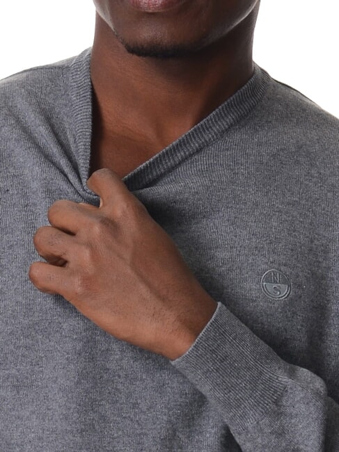 CORE Crew neck sweater medium gray melange - Men's Sweaters