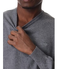 NORTH SAILS CORE Crew neck sweater medium gray melange - Men's Sweaters - 3