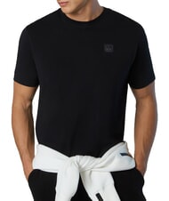 NORTH SAILS NORTH TECH 100% cotton T-shirt black - T-shirt - 3