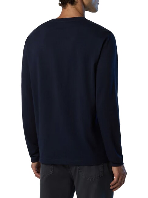 CORE Long-sleeved T-shirt navy blue - T-shirt