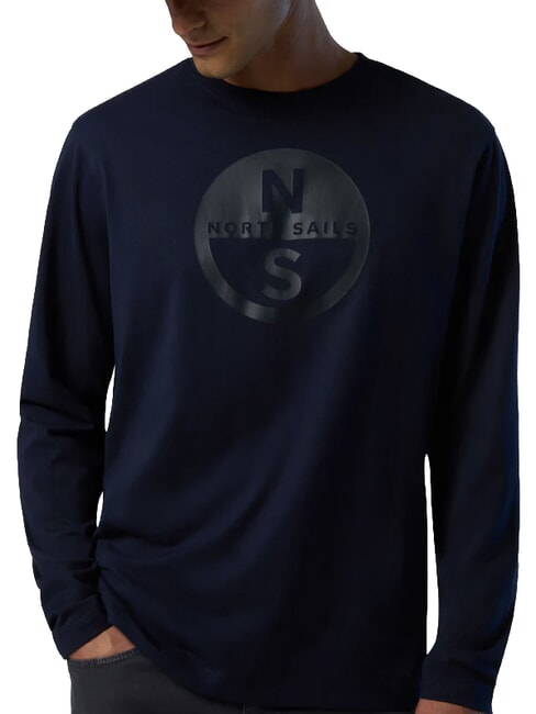 CORE Long-sleeved T-shirt navy blue - T-shirt