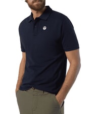 NORTH SAILS BASIC Short-sleeved cotton polo navy blue - Polo shirt - 3