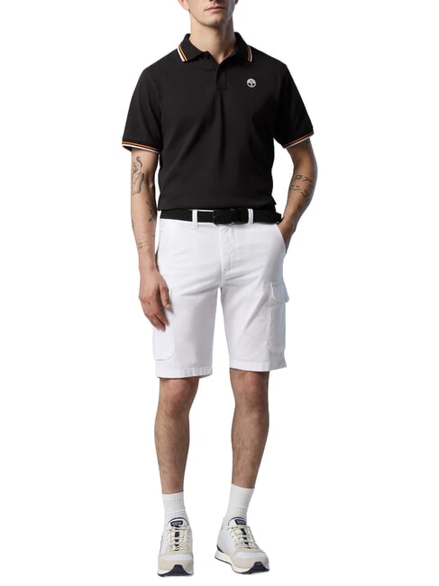 CORE Short-sleeved cotton polo shirt black - Polo shirt