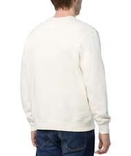 NORTH SAILS ROUND LOGO Cotton crewneck sweatshirt Marshmallow - Sweatshirts - 4