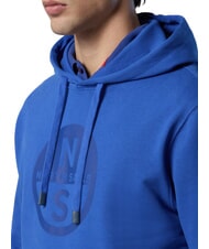 NORTH SAILS BASIC Logo print hoodie beach blue - Sweatshirts - 6