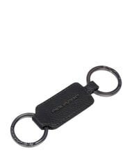 PIQUADRO CRONUS 2-ring leather keychain - Key holders