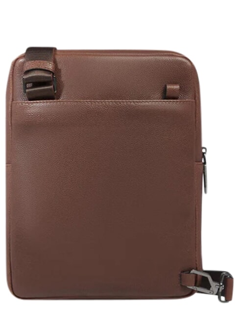 CRONUS Leather iPad bag BROWN - Over-the-shoulder Bags for Men