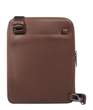 PIQUADRO CRONUS Leather iPad bag BROWN - Over-the-shoulder Bags for Men - 2