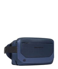 PIQUADRO NAE Expandable waist pack blue - Hip pouches - 3