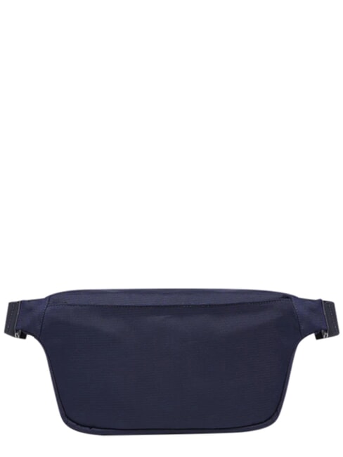 ORION Leather and fabric bum bag blue - Hip pouches