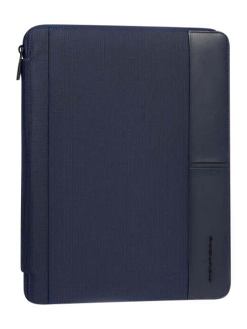ORION Leather and fabric clipboard blue - Tablet holder& Organizer
