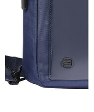 PIQUADRO ORION Bag, iPad&reg; mini holder, mixed leather blue - Over-the-shoulder Bags for Men - 4