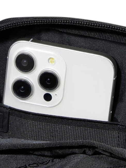 ORION Bag, iPad&reg; mini holder, mixed leather Black - Over-the-shoulder Bags for Men