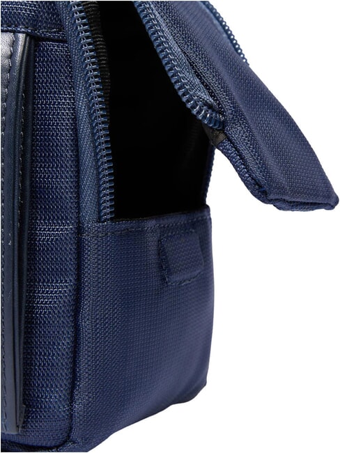 ORION Fabric and leather beauty case blue - Beauty Case