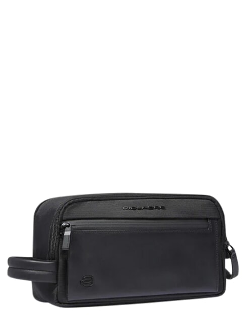 ORION Fabric and leather beauty case Black - Beauty Case