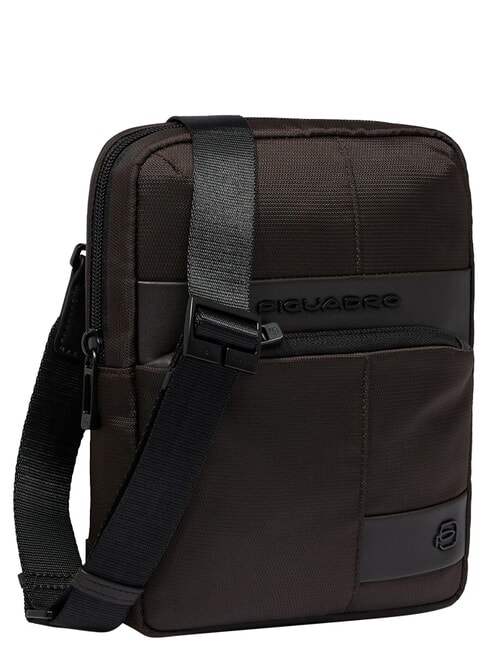 WOLLEM Fabric and leather iPad mini bag MORO - Over-the-shoulder Bags for Men