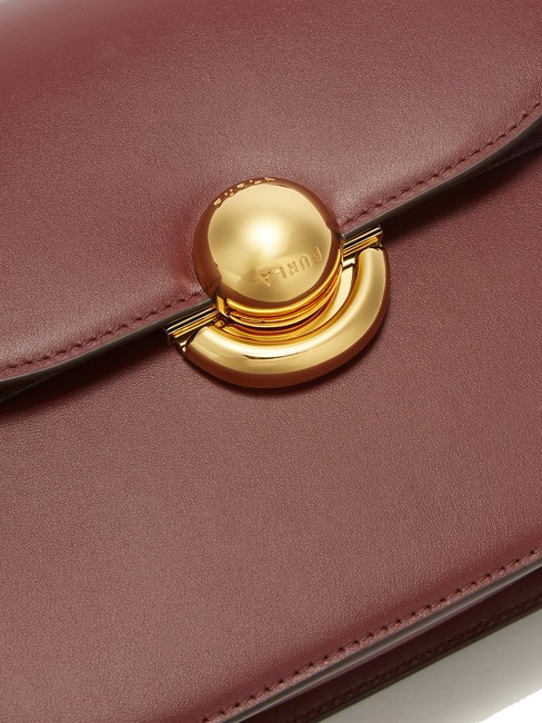 CAMPIONARIO - SFERA Shoulder bag, in leather Red currant - Women&rsquo;s Bags