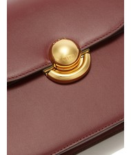 FURLA CAMPIONARIO - SFERA Shoulder bag, in leather Red currant - Women&rsquo;s Bags - 4