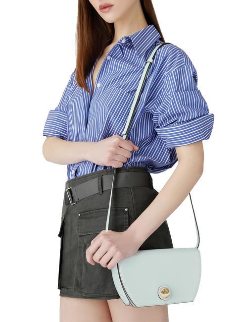 CAMPIONARIO - SFERA  Micro shoulder bag, in leather lagoon - Women&rsquo;s Bags