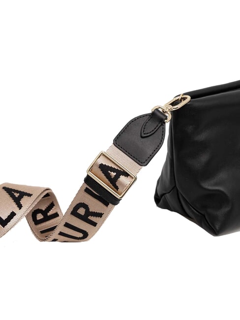 CAMPIONARIO - FIONA Logoed shoulder strap natural + black - Accessories for bags