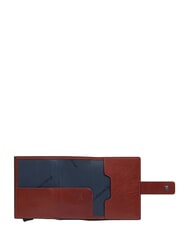 PIQUADRO S141 Automatic card holder in metal and leather LEATHER - Men&rsquo;s Wallets - 2