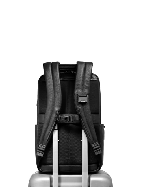 MODUS RESTYLING Backpack with fingerprint closure Black - Laptop backpacks