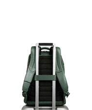 PIQUADRO RUSSEL 14" laptop backpack, in leather GREEN - Laptop backpacks - 3