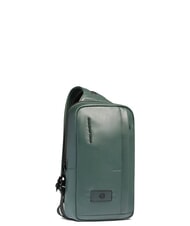 PIQUADRO W137 One-shoulder leather backpack GREEN - Laptop backpacks - 2
