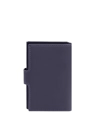 PIQUADRO CORNER SPECIALE GOMMATO Waterproof automatic card holder blue - Men&rsquo;s Wallets - 2