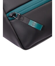 PIQUADRO CORNER SPECIALE GOMMATO Waterproof bum bag Black - Hip pouches - 6