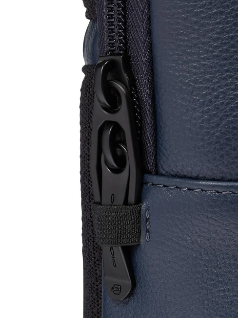 W137 One-shoulder leather backpack blue - Laptop backpacks