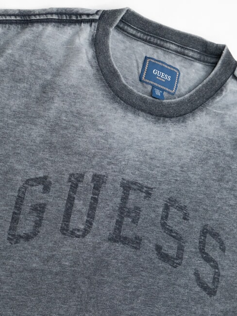 MARINE LOGO Short-sleeved T-shirt with faded effect smartblue - T-shirt