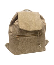 BORBONESE MEDIUM ECO LINE Medium backpack in fabric olive - Women&rsquo;s Bags - 4