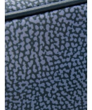 BORBONESE CAMERA CASE SMALL ECO LINE Mini shoulder bag, in fabric blue lapis - Women&rsquo;s Bags - 3