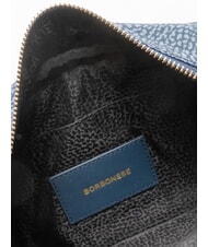 BORBONESE CAMERA CASE SMALL ECO LINE Mini shoulder bag, in fabric blue lapis - Women&rsquo;s Bags - 5