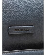 PIQUADRO MODUS RESTYLING Backpack with fingerprint closure blue - Laptop backpacks - 3