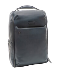 PIQUADRO MODUS RESTYLING Backpack with fingerprint closure blue - Laptop backpacks - 4