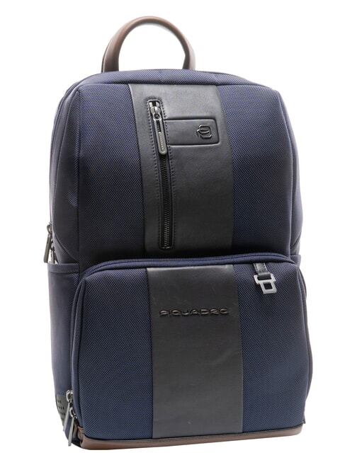 BRIEF Backpack for 14 "pc and tablet blue/leather - Laptop backpacks