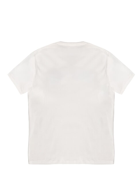 MARINE LOGO Short-sleeved T-shirt with faded effect purwhite - T-shirt