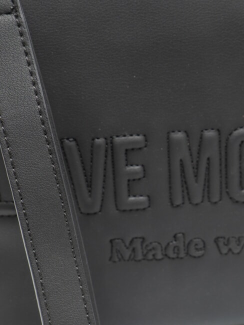 SIGNATURE LOVE Clutch bag with shoulder strap Black - Women&rsquo;s Bags