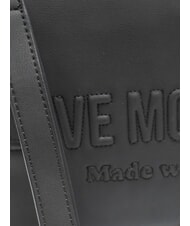 LOVE MOSCHINO SIGNATURE LOVE Clutch bag with shoulder strap Black - Women&rsquo;s Bags - 3