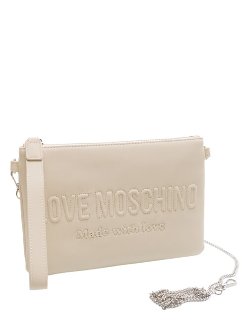 SIGNATURE LOVE Clutch bag with shoulder strap ivory - Women&rsquo;s Bags