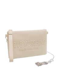 LOVE MOSCHINO SIGNATURE LOVE Clutch bag with shoulder strap ivory - Women&rsquo;s Bags - 2