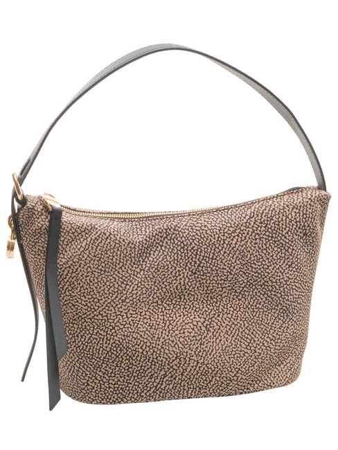 PRIVE Hobo shoulder bag OP / NATURAL / BLACK - Women&rsquo;s Bags