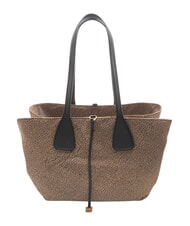 BORBONESE VIS-A-VIS Shopping Bag OP / NATURAL / BLACK - Women&rsquo;s Bags - 4